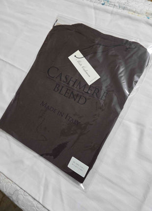 Dolcevita in misto cashmere - Marrone sicuro