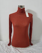 Dolcevita in misto cashmere - Terracotta