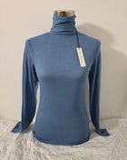 Dolcevita in misto cashmere - Azzurra