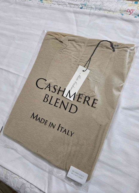 Dolcevita in misto cashmere - Beige