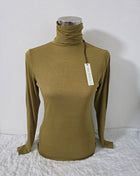Dolcevita in misto cashmere - Verde olive